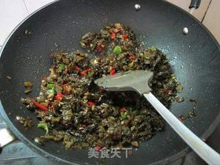 南昌特色炒咸菜的做法步骤:7