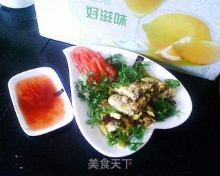 蚵仔煎的做法步骤:21
