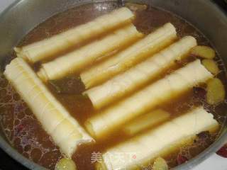 鸡汁豆腐的做法步骤:6