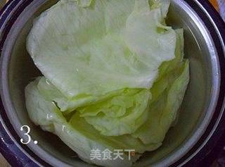 【闽菜】包菜鸡肉粉丝包 (营养早餐菜谱)的做法步骤:3