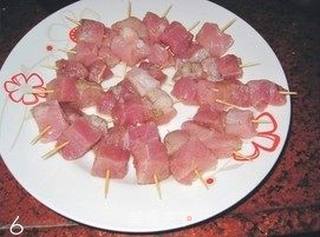 照烧牙签肉的做法步骤:6