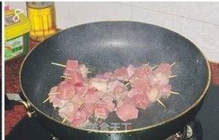 照烧牙签肉的做法步骤：8