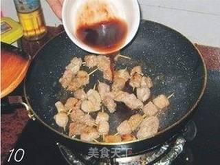 照烧牙签肉的做法步骤:10