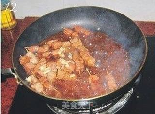 照烧牙签肉的做法步骤：12