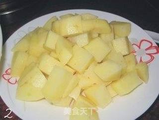 家庭版大盘鸡的做法步骤:2