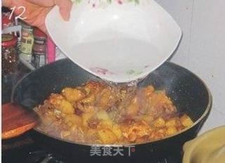 家庭版大盘鸡的做法步骤:12