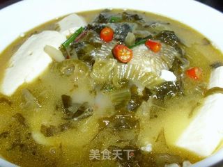 豆腐酸菜鲫鱼的做法步骤：10