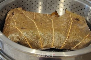 【苏菜】荷香糯米骨的做法步骤：10