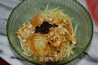 蛤蜊凉拌西瓜皮的做法步骤:8