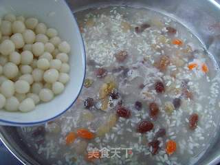 【苏菜】:桂花酒酿小圆子的做法步骤:5