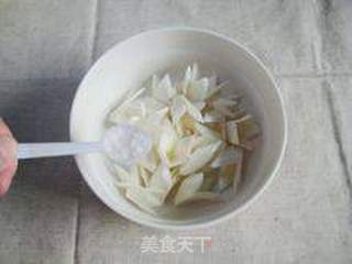 鲜花般的美食----丽花茭白的做法步骤:11