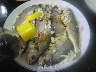 酒酿蒸黄鱼的做法步骤:4