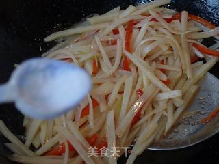 【浙菜】溜土豆丝的做法步骤：9