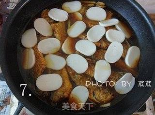 【浙菜】小黄鱼烧年糕 (宁波家常菜)的做法步骤:7