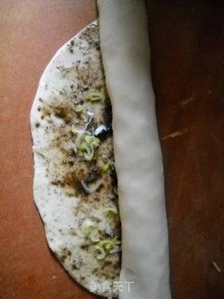 椒盐油酥饼的做法步骤:8