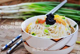 浙菜。。。什锦炒粉的做法步骤:11