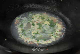[浙菜]翡翠瑶柱羹的做法步骤：9