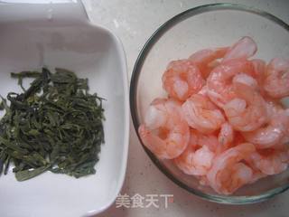 【浙菜】龙井虾仁的做法步骤：1