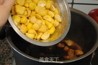 【浙菜】栗子红烧肉的做法步骤:7