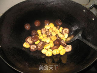 【浙菜】栗子冬菇的做法步骤:3