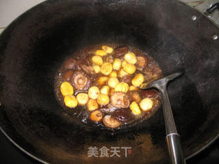 【浙菜】栗子冬菇的做法步骤:4