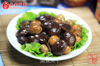 【浙菜】栗子冬菇的做法步骤:5