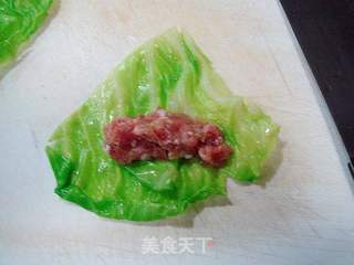 【浙菜】――浙南风味“绣球锅塌菜卷”的做法步骤：9