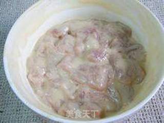 酸酸甜甜—糖醋里脊的做法步骤:6