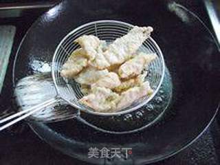 酸酸甜甜—糖醋里脊的做法步骤:8