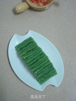 蒜香腐汁豆角的做法步骤：8