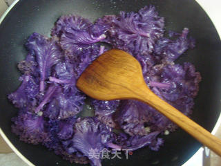 蒜茸羽衣甘蓝的做法步骤:6
