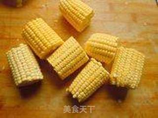奶油玉米的做法步骤：2