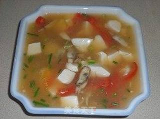 蛏子蕃茄豆腐羹的做法步骤:11