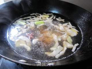 海鲜打卤面的做法步骤:5