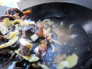 海鲜打卤面的做法步骤:6