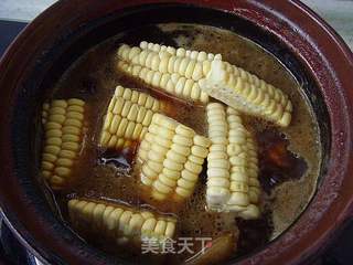 【湘菜】:玉米烧排骨的做法步骤:6