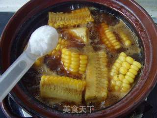 【湘菜】:玉米烧排骨的做法步骤:7