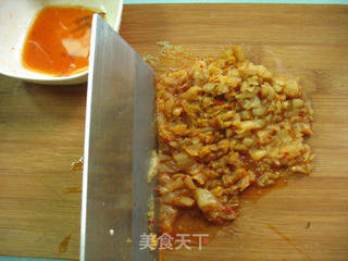 剩米饭的春天【泡菜米饼】的做法步骤:2