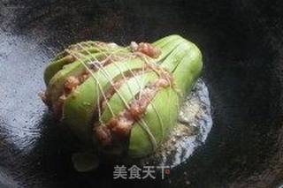 苏北农家菜——茄子镶肉的做法步骤：9