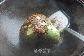 苏北农家菜——茄子镶肉的做法步骤：10