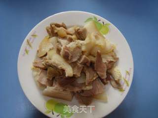 【湘菜】盐菜腊肉焖鱼干的做法步骤:4