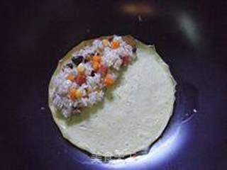 花样米饭（一）—金灿灿的饺子蛋包饭的做法步骤：10