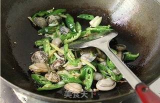 香辣爆炒花蛤的做法步骤:6