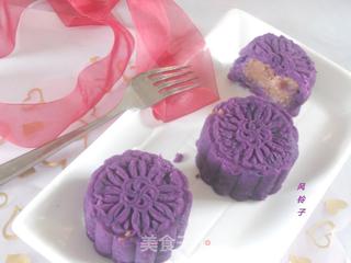 适合夏季吃的健康凉糕---紫薯豆沙糕的做法步骤：6
