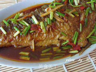 【徽菜】红烧鱼尾 (家常菜)的做法步骤:9