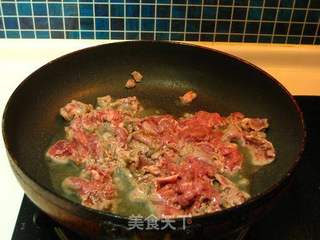 葱爆牛肉的做法步骤:5