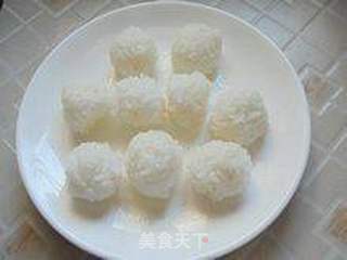 花样米饭(四)—香炸饭团的做法步骤:4