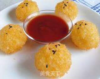 花样米饭(四)—香炸饭团的做法步骤:9