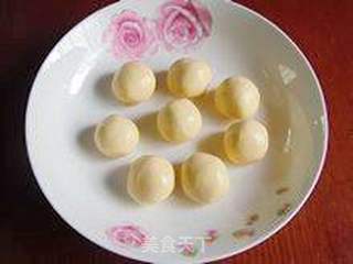 给孩子一道喜欢的色彩—胡萝卜豆沙汤圆的做法步骤:7