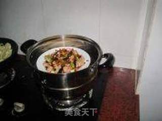 豉香土豆蒸排骨的做法步骤:10